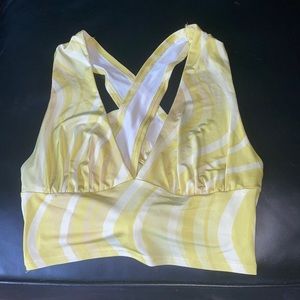cropped halter/tank top urban outfitters